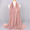 5st Fashion Sequins Thin Breattable Scarf Women's Striped Shawl