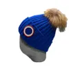 Vinter varm stickad hattar designer woobies beanie cap f￶r man kvinna 11 f￤rger med dammv￤ska