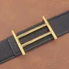 Belts High Quality 3.8cm Wide Copper Slide Buckle Belt Men's Designer Full Grain Leather Luxury Black Brand Fashion