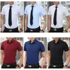Camisas masculinas de manga curta de manga curta masculino algodão 5xl 6xl Moda de verão grande tamanho 4xl Men Roupos de alta qualidade