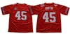 Mens Vintage Ohio State Buckeyes 27 Eddie George 45 Archie Griffin College Football Jerseys Legends Camiseta de fútbol cosida