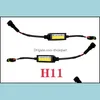 Otras luces de coche Led Faro de coche Canbus Cancelador de error Decodificador H1 H3 H4 H7 H11 H13 Entrega de gota 2022 Móviles Motocicletas Luces Dhpei