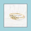 Pierścionki ślubne pierścionki ślubne Kobiety Ulubiony pierścień S925 Sterling Sier 040Wedding Brit22 Drop dostawa 2022 Biżuteria dhwmy