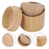 Titta p￥ l￥dor 1 PC Fashionabla Simple Bamboo Container Packaging Box med Cover