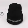 Banie / Skull Caps Kpop G Dragon broderie tricot tricot PEACEMINUSONE Novelty Beanies Fans Collection T221020