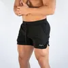 Running Shorts Summer Sport Men Fitness Slim Fit Sweatpants Compression Short Pants Bodybuilding Mens Gym Mesh Jogging