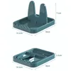 Supports de rangement cuisine pliable Pot couvercle support cuillère reste support couverts organisateur pour fourchette spatule support Pan couverture étagère vaisselle support en gros