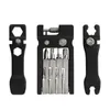 Gereedschap 20 In1 Bicycle Reparatie Sets Multi -functie opvouwbare hex Spoke Wrench Mountain Road Bike schroevendraaiergereedschap 221025