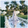 Carpets 10M/32.8ft PET White Romantic Wedding Mirror Carpet Rug Red Custom Length Event T Stage Party Ceremony 0.12mm Thickness