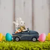 Interior Decorations Easter Decoration In Car Figurine Ornaments Resin For Home And Office