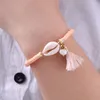 Charm Bracelets 2022 Fashion Shell Summer Tassel Jewelry Accessories Handmade Beaded Friendship Strand Bracelet