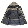 Herrenjacke Wintermode Freizeitmantel Herren Outdoorbekleidung Innenfleece und Jacke 2er-Packung ZMTGD004