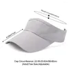 Cykelm￶ssor Summer Justerbart UV -skydd andas Baseball Cap Sports Visor Hat Sun