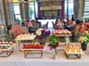 Fournitures de fête décoration de mariage gâteau doux support fleur Dessert support Table support Buffet Banquet métal Topper joyeux anniversaire