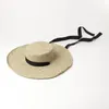 Breite Krempe Hüte Handgemachte Gras Meer Flache Stroh Cowboy Für Frauen Sommer Benutzerdefinierte Hut Outdoor Reise Strand Luxus Sonnenblende