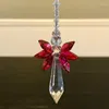 Chandelier Crystal 1PCS Rainbow Guardian Angel Suncatcher For Home Car Decor Hanging Glass Decoration Window Ornament