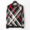 Brand designers men's sweaters fashionable leisure long classic luxury plaid pullover a variety of styles and women's loose large size M-3XL