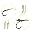 낚시 액세서리 160-420pcsbox 잉어 잉어 태클 키트 Boilie Bait Screw Swivels Hooks Anti Tangle Sleeves Hook Stop Beads 221025