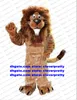 Bruin Lange Bont Leeuw Mascotte Kostuum Volwassen Stripfiguur Outfit Pak Geschenken En Souvenirs Pretparkfunfair zz7634