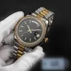 Automatyczne mechaniczne zegarki męskie 41 mm ramki stali nierdzewne kobiety Diamentowe zegarek Lady Watch Waterproof Luminous RandWatches Prezenty C16