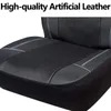 カーシートカバーAuto Plus Universal High Backet Leather Premium防水フルセットエアバッグ互換性9804938