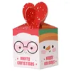 Gift Wrap 5 PCS Creative Christmas Box Apple Packaging Paper Bags Bag Candy