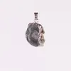 Pendant Necklaces Cute Natural Rock Grey Gold Silver Color Design Women Men Friends Charming Crystal Stone Charms For Lovers