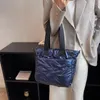 Bolsas de noite de grande capacidade para mulheres acolchoadas bolsas de tecido para baixo mensageiro de ombro para mulheres 2022 bolsas e bolsas femininas