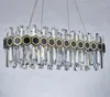 Chandeliers Fashion Crystal Living Room Candelier Modern Kitchen LED preto