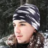 ビーニー/スカルキャップ冬の暖かいビーニーハットキャップソフト寒さスポーツスキースノーボード弾性ランニングハットスカリーキャップカジュアル帽子の男性女性T221020