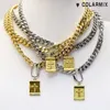 Choker 6 Strang Punk Big Chunky Halskette Kreuz Charms Dicke Twisted Wide Neckalce Geschenk Schmuck Hip Chocker9686