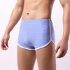 Mutande Intimo Uomo Boxer Homme Moda sexy Strisce di colore Vita bassa Mutandine Confortevole Lingerie erotica Boxer Calzoncillo Hombr