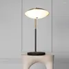 Lampes de table nordique matériel créatif lampe en métal salon Art chevet bureau lumière décor luminaire TA180