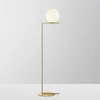 Golvlampor LED Crystal Standing Lamp Lampara Pie Stand Light Bedroom Store vardagsrum