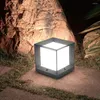 Outdoor Garden Square Post Light E27 Waterproof Column Fence Courtyard Balcony Villa Landscape Chapiter Decor Lamp