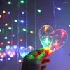 Strings LED Fairy String Lights Heart Shaped Curtain Hanging Light Christmas Garland Outdoor For Party Home Wedding Year Decor