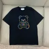 Femmes Designer T-shirts Teddy Bear Imprimer Mode Homme T-shirt Coton T-shirts occasionnels Manches courtes Luxe Streetwear BAOFU