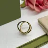 Designer Gold Rings For Women Mens Luxurys Designers Hoop Wedding Pearly Ring Fashion Charm Letter Earrings Jewlery 2210262Z4406409