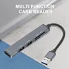 Station d'accueil polyvalente et pratique, Plug And Play, double USB 2.0, Hub d'accueil avec support de lecteur de cartes pour le bureau