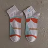 Men's Socks 5 Pairs Of Batch Men's Spring Summer Style Japanese Embroidered Bamboo Fiber Low Tube