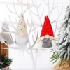 ديكور عيد الميلاد GNOME DOLL DOLL Pendant TREE TREE Hanging Ornament New Year Kids Gifts Party Supply RRA213