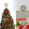 Kerstdecoraties stobok 25 x 30 cm boomtopper ster kleurrijke lichten voor feestdecoratie Home Kerstmis ornamenten