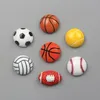 25mm de decora￧￣o de decora￧￣o de esportes de esporte ￭m￣s de frigor￭ssicos de basquete criativo Baseball Resina de futebol Magnetic Sticker