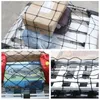 Car Organizer Trunk Net Elastic Luggage Cargo Pickup Truck Storage Roof Rack Mesh Nets With Hooks For Accessory