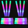 Party Decoratie 5/12 PC Light-Up LED-schuimstokken Soft Batons Glow Wands Juich flitsende buis Concert Fluorescerende in de donkere benodigdheden