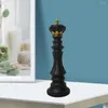 Party Decoration Harts Chess Pieces Statyer Figurer Spel Figur Internationella tillbeh￶r f￶r TV -sk￥p i hemmet