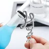 Creative Love Chrome Bottle Opener Wedding Beer Corkscrew Cadeau voor gasten Leveringen bruidsdouche Bachelor Party Gunst MJ0966