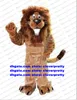 Bruin Lange Bont Leeuw Mascotte Kostuum Volwassen Stripfiguur Outfit Pak Geschenken En Souvenirs Pretparkfunfair zz7634