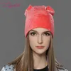 Beanie / Skull Caps LILIYABAIHE Donna Autunno e inverno Cappello da donna Cat Girls Cappelli per donna Skullies Berretti Fluff Caps la decorazione più popolare T221020