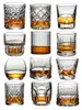 Kieliszki do wina kryształowy whisky szklany staromodny whisky koktajl Brandy Idealny prezent dla par piwa rum w stylu kieliszek